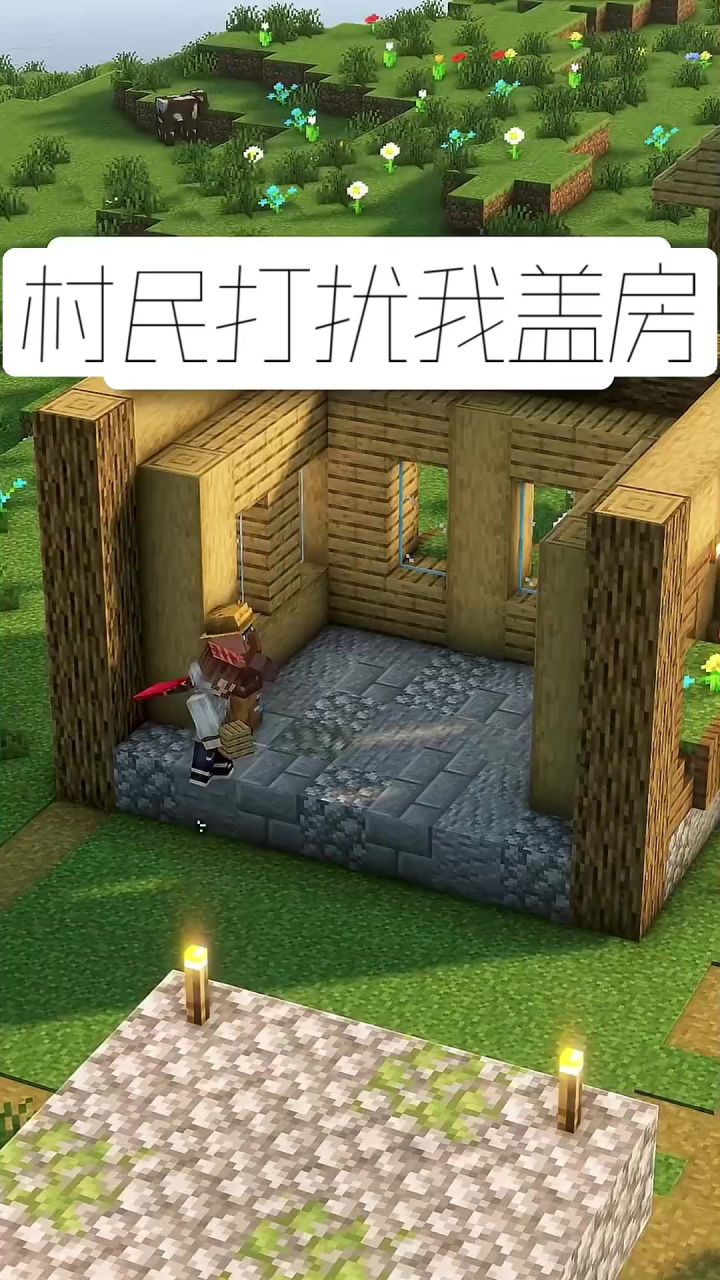 我的世界：村民打扰我盖房子截图