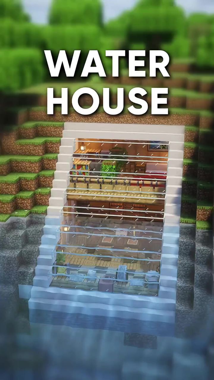 我的世界：山坡小屋建造教学截图