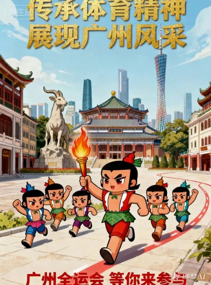 【葫芦娃】葫芦娃撑广州全运会截图