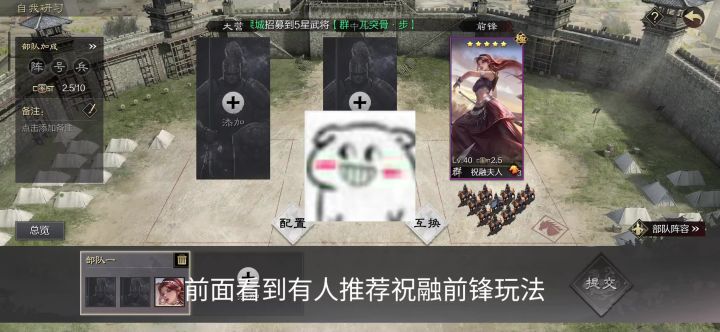 张辽，卫瓘，祝融夫人，变异菜刀队截图