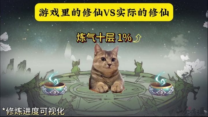 游戏里的修仙VS实际的修仙截图