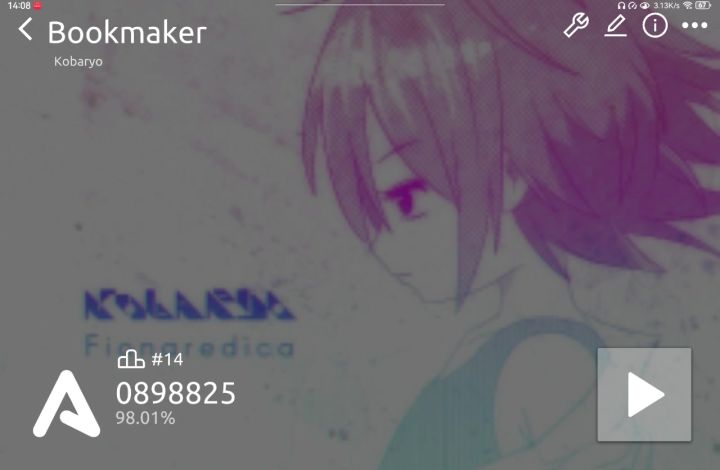 Bookmaker acc98.28%屏元截图