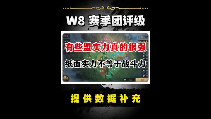 W8赛季团评级出炉!截图