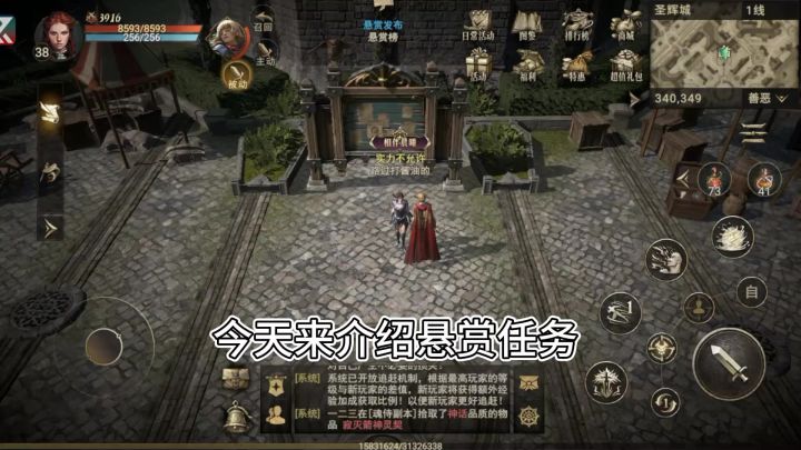 作为mmorpg,悬赏任务是不可或缺的一环截图
