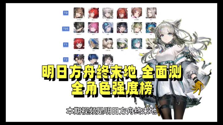 明日方舟终末地 全面测 全角色强度榜截图