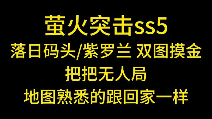 萤火突击南风港双图摸金截图