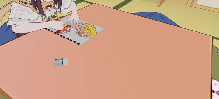看胡桃画画截图
