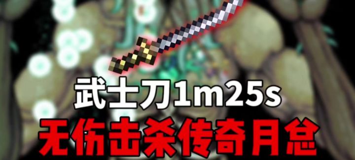 武士刀1分25秒无伤击杀传奇月总截图