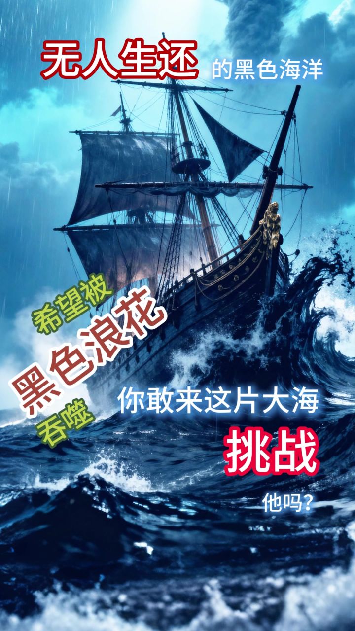 希望被黑色浪花吞没,航海家,你要放弃吗?截图