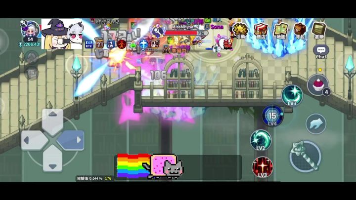 【TWOM魔法世界】12.22 书库mini 战斗记录截图