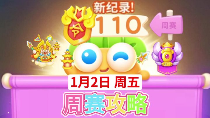 【保卫萝卜4周赛】1月2日周五110游戏攻略❤️今天截图