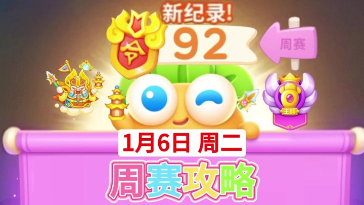 【保卫萝卜4周赛】1月6日周二合体补打❤️游戏攻略今天截图
