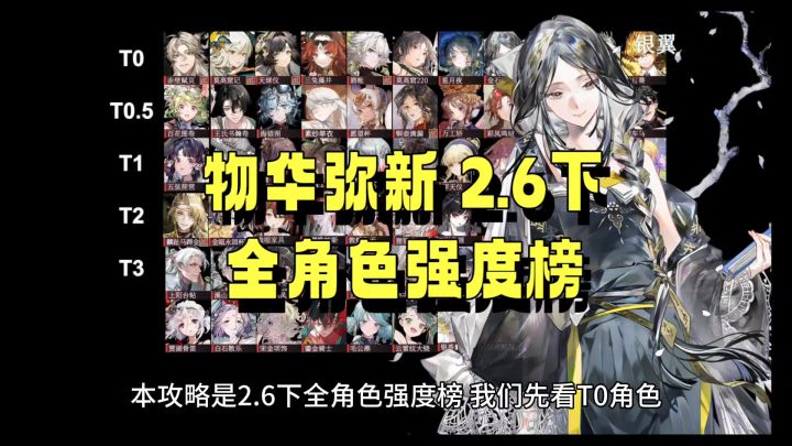 物华弥新 2.6下 全角色强度榜截图