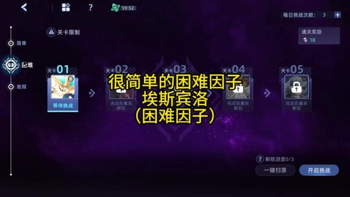 很简单的困难因子 埃斯宾洛 (困难因子)截图