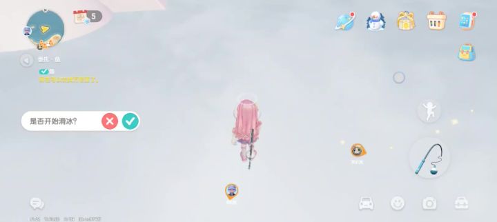 小镇滑雪场见钓能钓鱼截图