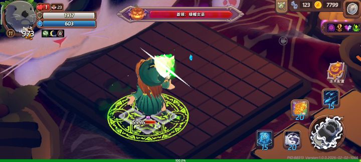 水獭的安全感真拉满了,伤害也是无穷大(我连靶子都打死!)截图
