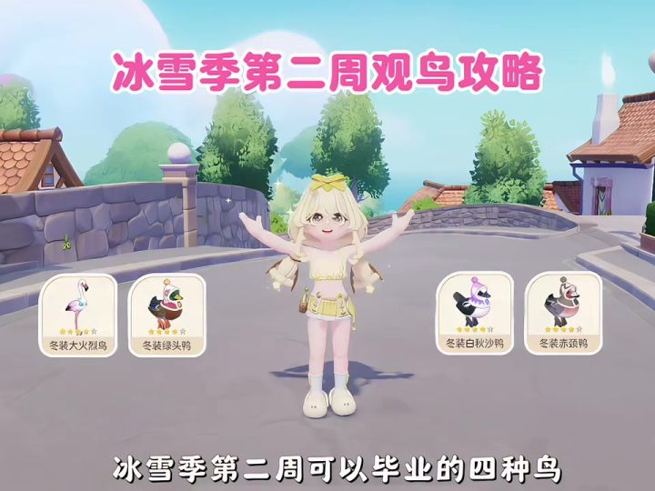 冰雪季第二周观鸟攻略截图
