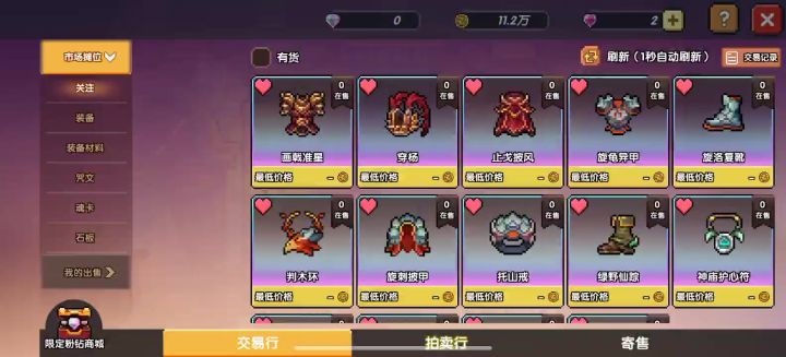 看看你做的交易行截图