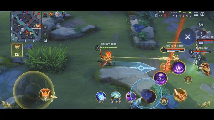 夜叉「马到神工·铸灵」丨造型展示影片《Garena 传说对决》截图