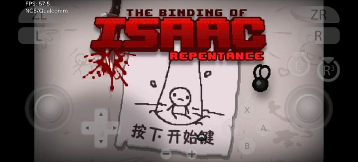 又是玩以撒的一天。截图