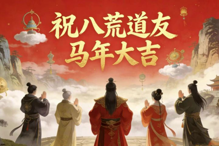 【水修极致美学】这一屏流萤,是我给八荒道友最浪漫的新年烟火!截图