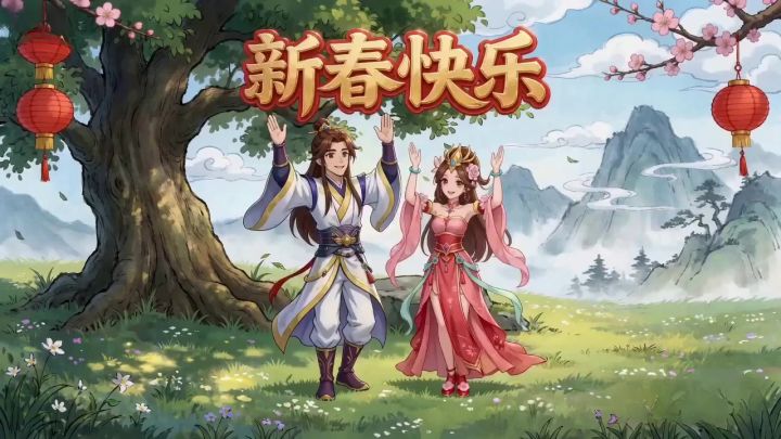 《盖世豪侠 》开发组祝全体玩家新春快乐!截图