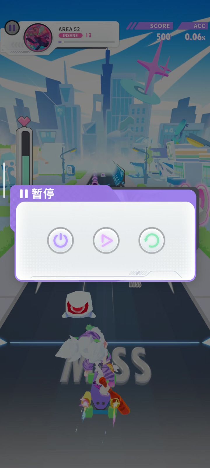 气笑了，音游恶性bug截图