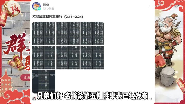 第五期胜率简报截图