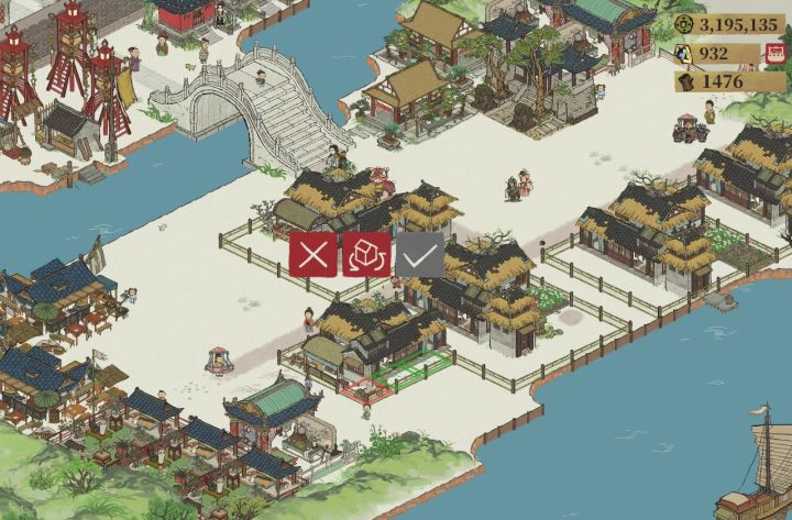 是bug吗？ 安了经书雕板棚之后员工宿舍放不下了呀？截图