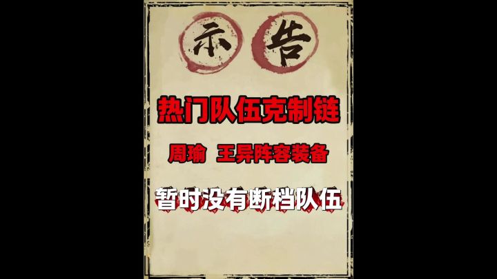 S13主力阵容细节必看+克制链(3月7日)截图