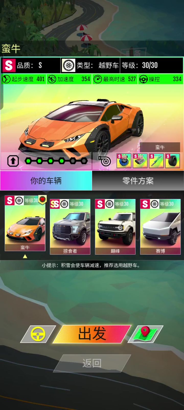 感觉蛮牛也没多厉害，加速实在太弱了截图