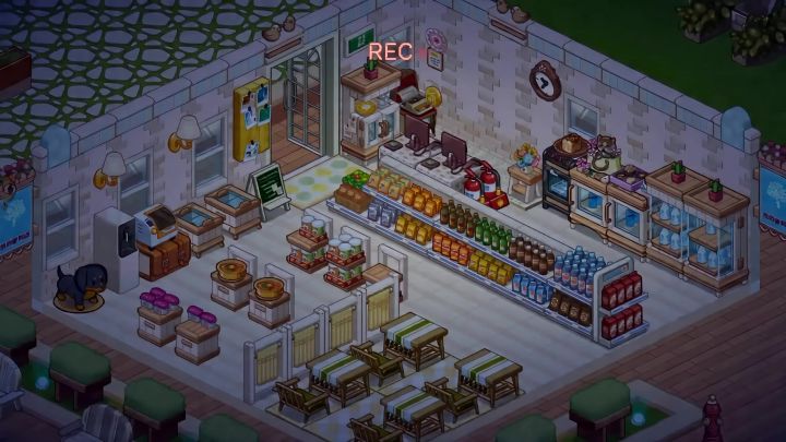 凌晨的便利店，安静得只剩下电流声。截图