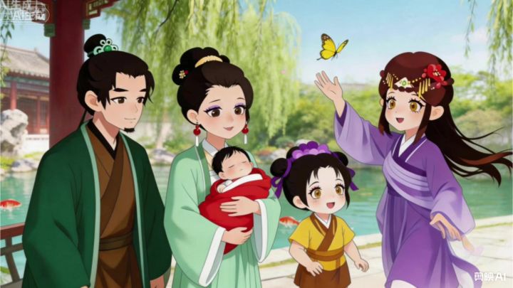 古代人生之蓝依云小传(AI短剧第1集)截图