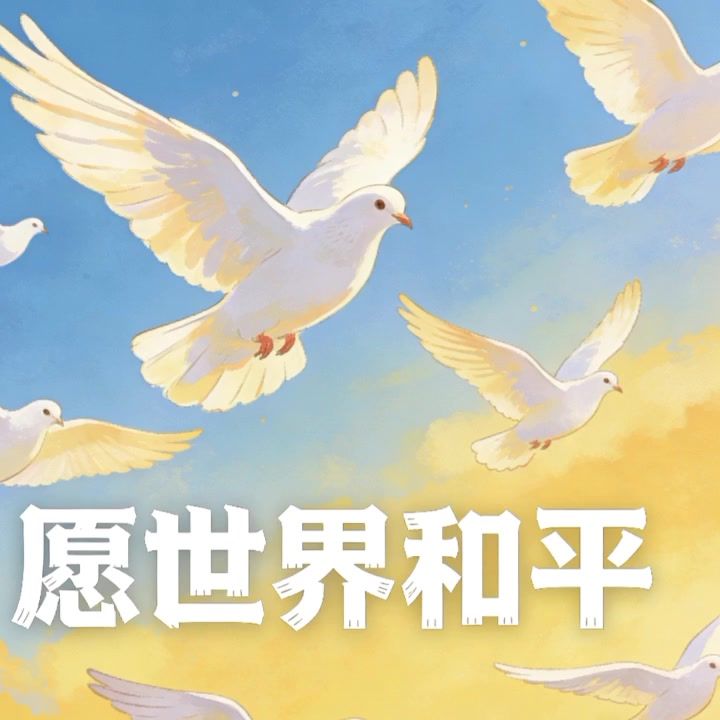 「我们不分国籍、种族，只为许下世界和平的愿望！」🕊🌏截图