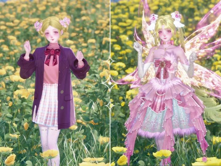 『无限暖暖×小花仙』小星星哦✨闪闪微微截图
