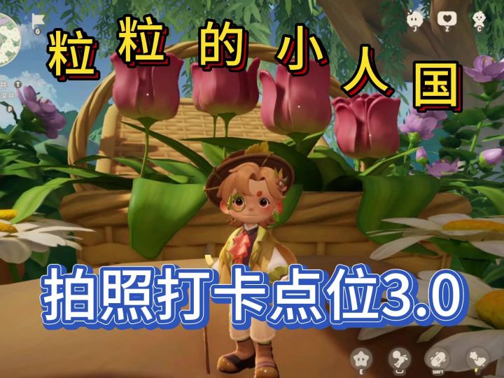花海的郁金香花篮也超出片！！截图
