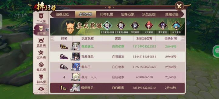 小七一区困难大元素日常刷记录截图
