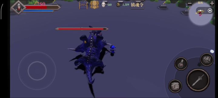千万不要拿武士去打雷兽,除非你想找虐。截图
