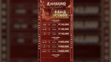 无双同盟天梯榜