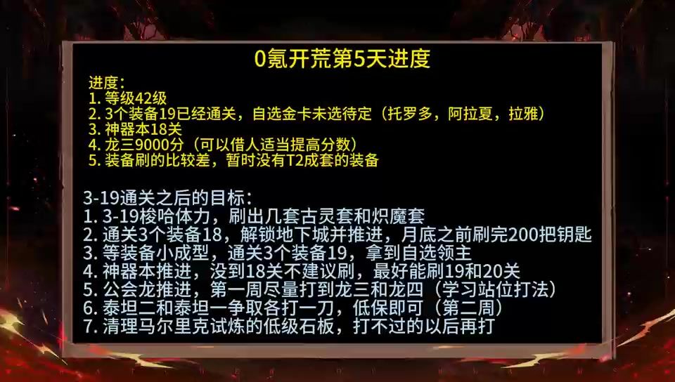 第6集 潮汐守望者0氪开荒攻略第5天——3-19通关后该做什么？截图