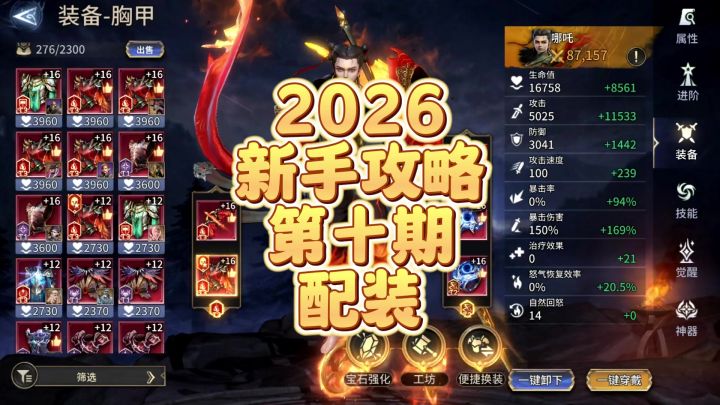 2026新手攻略第十期-配装 新书配装思路截图