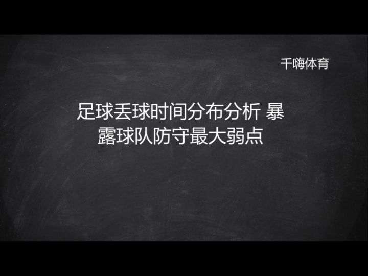 足球丢球时间分布分析 暴露球队防守最大弱点截图