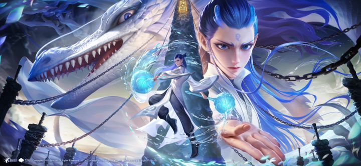 王者荣耀×电影《哪吒之魔童闹海》联动皮肤「敖隐-灵珠·敖丙」截图