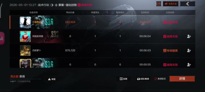 你的善意一文不值,贪婪才是暗区真实的写照。截图