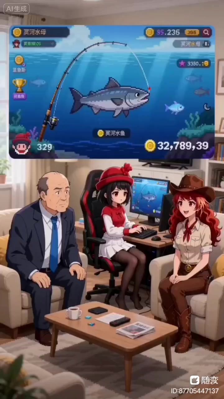 宣传视频。上钩了游戏截图