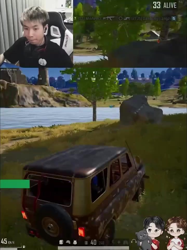 PUBG职业选手Himass堵海无伤一串四截图