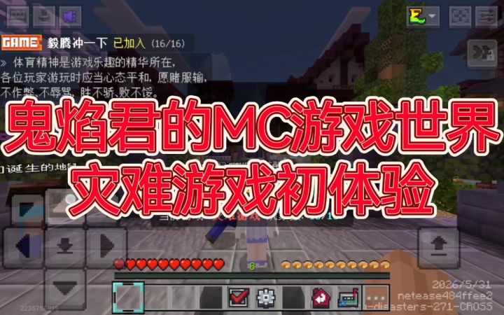 鬼焰君的游戏世界，灾难游戏初体验截图