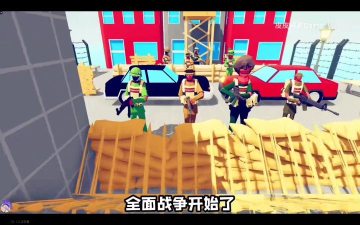 全面战争模拟器:牛头人僵尸叠罗汉进攻城镇,军队坚守防线截图