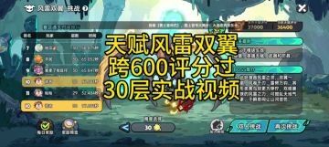 英勇之地手游 风雷双翼跨600评分过30层视频