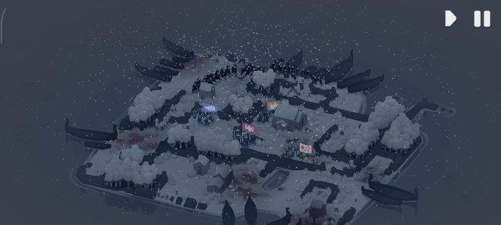 最缺弓箭手的一局，维京矛兵最强的一局截图